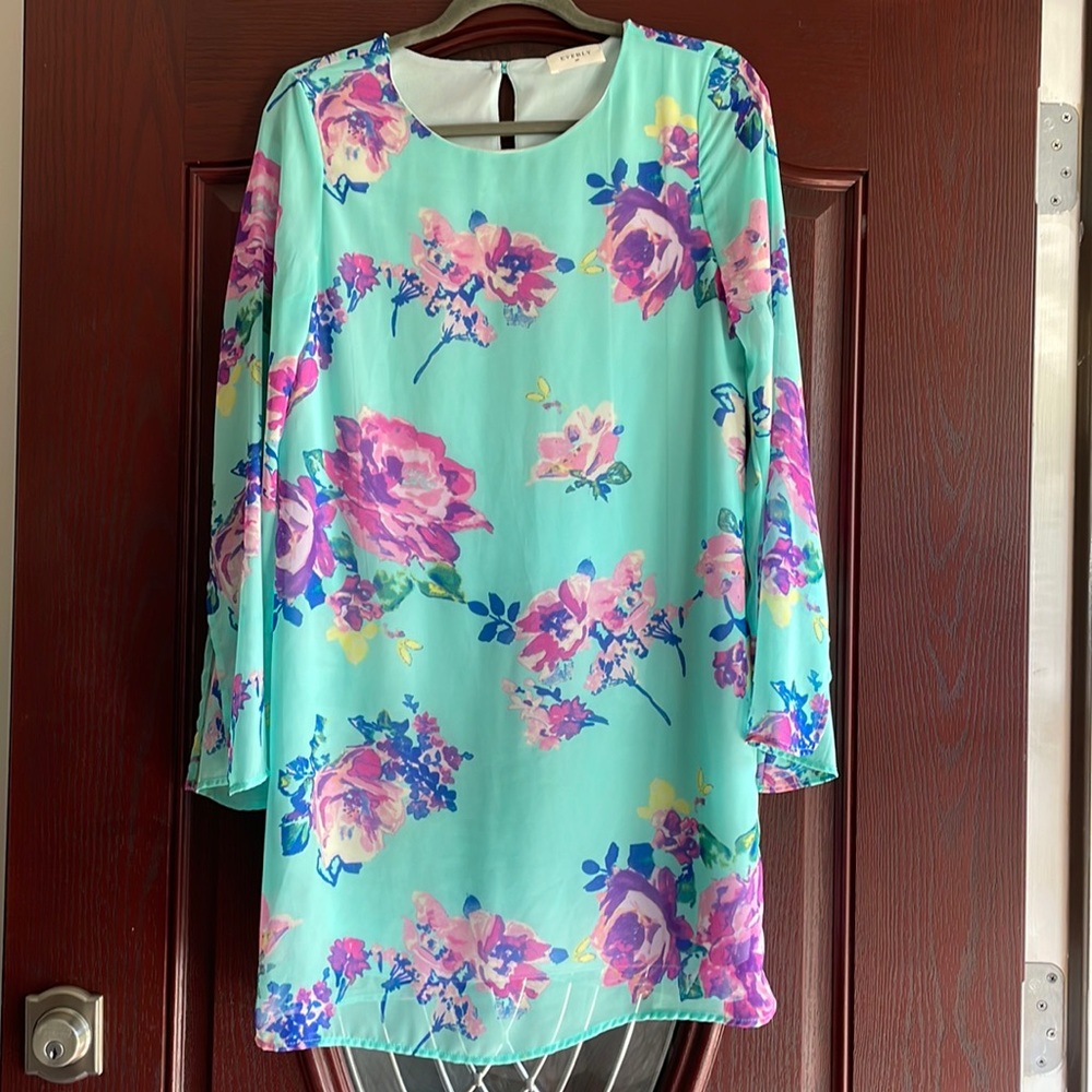 Everly Blue Shift Dress